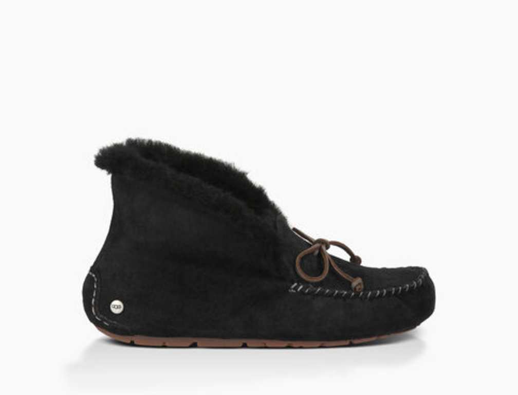 WMNS) UGG Alena Indoor Outdoor Slippers 1004806-BLK